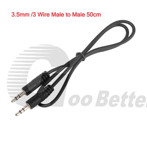 Aux Cable Jack Audio Cable Male Female Stereo PC Phone EarPhone Plug 2.5/3.5mm - Afbeelding 4 van 23