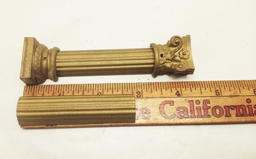 Vtg antique Sessions mantel mechanical wind up clock columns pillars - Picture 8 of 20