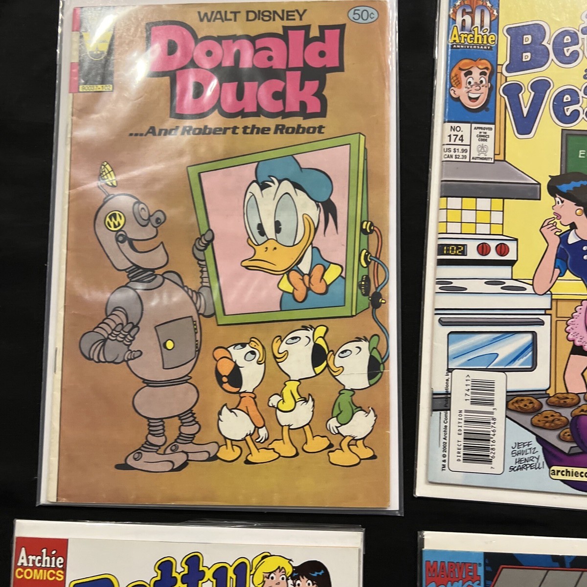 LOT OF 6 VINTAGE 60's 70's 80's & 90's COMIC BOOKS SEE PHOTOS Lot