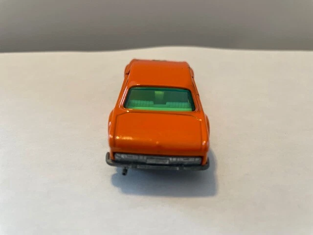 Caixa de fósforos vintage super rápida BMW Lesney nº 45 1976 Laranja - Imagem 4 de 4