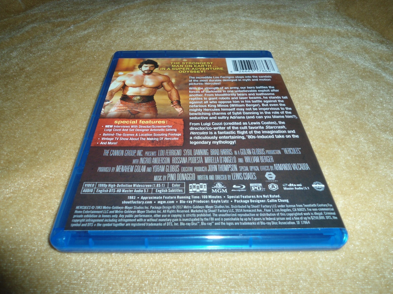 Hercules (1983) [1 Disc Blu-ray] SHOUT! FACTORY