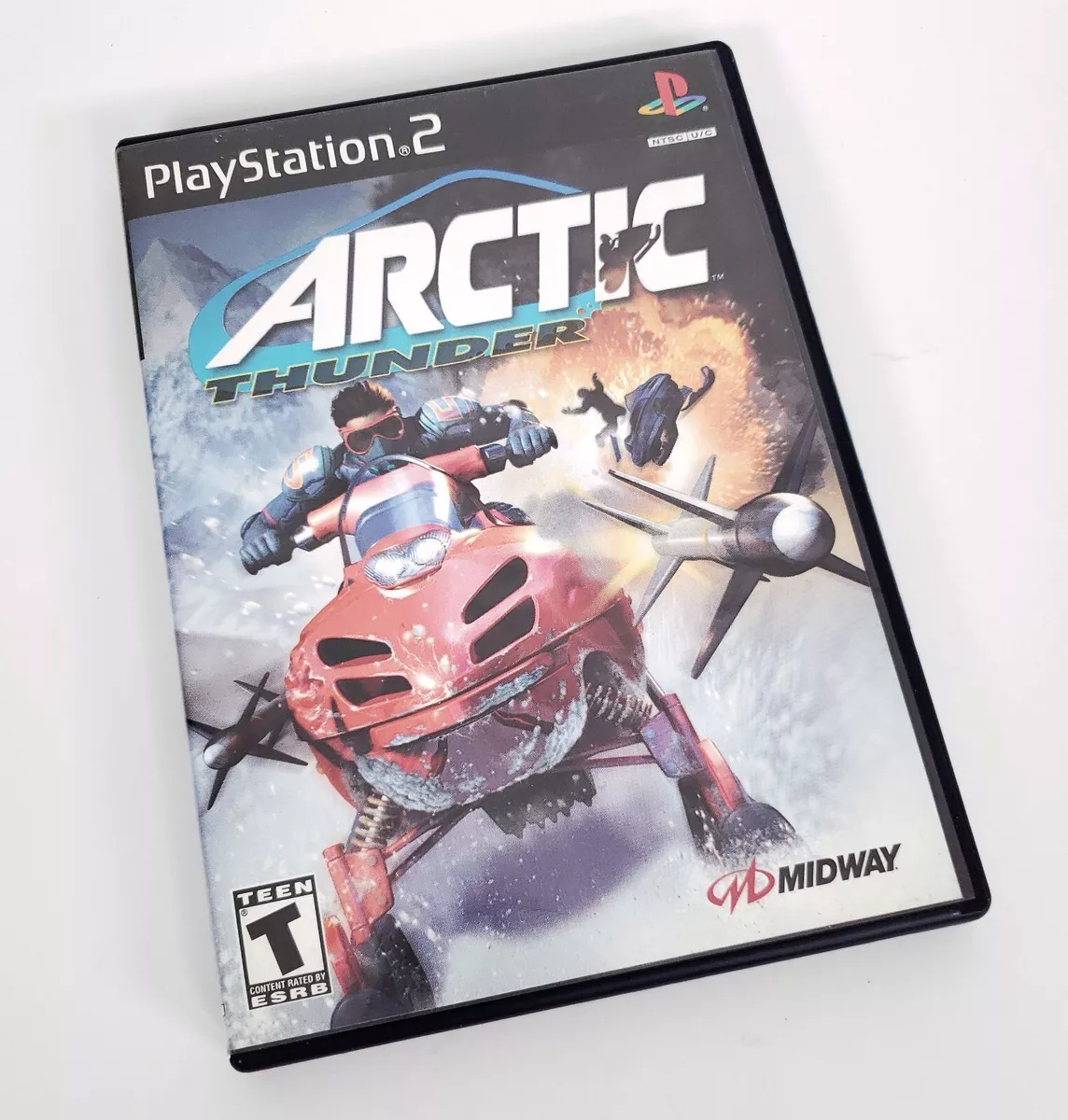 Arctic Thunder PS2 Playstation 2 Game Tested Black Label Snowmobile Battle