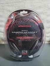 ADVANTECH Noise Canceling Wired Gaming Headset for Nintendo Switch S78 series