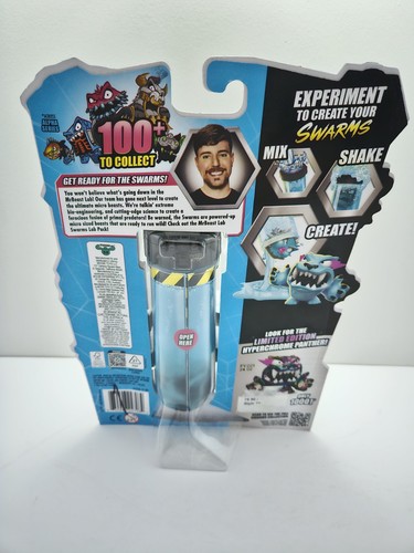 Mr Beast Lab Swarms Lab Pack 5 Mico 1" Figuren mit extrem seltenen Blue Panther - Bild 3 von 4