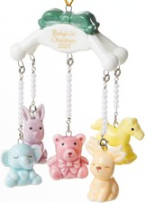 Baby's First Christmas Ornament 2025 Girl  Boy, My 1st Christmas Tree Decoratio