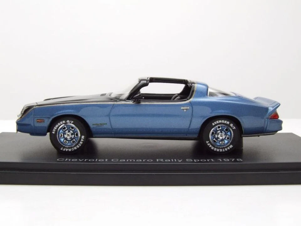 Chevrolet Camaro LT 1978 Blu Metallizzato Modellino 1:43 Neo Scale Models - Immagine 3 di 4