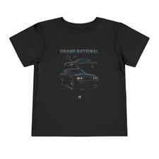 1987 Buick GN Grand National Toddler T-Shirt Black Car Kids Tee