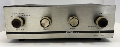 EICO HF12A Tube Integrated Amplifier 18 Watt Vintage HiFi Amp Untested