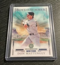 2025 Panini Boys Of Summer DON MATTINGLY Holo Silver Parallel Yankees #/25 