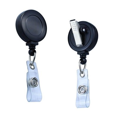 12 Pack Bulk-Retractable ID Badge Holder Reels with 360 Swivel Alligator Clip...