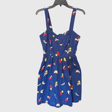 ModCloth Fruit Print Mini Dress Peace of Mind in the Sunshine Women’s Small