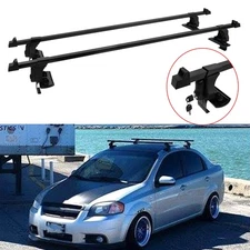 For Chevrolet Aveo 52" Adjustable Roof Rack Rail Cross Bar Luggage Cargo Carrier