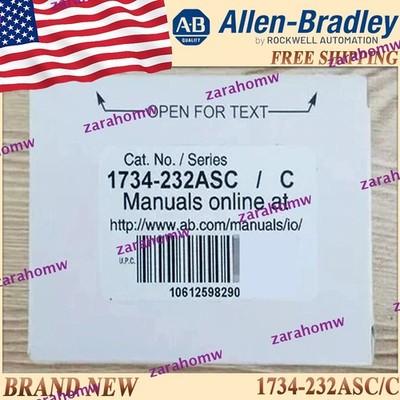 New Factory Sealed AB 1734-232ASC/C Point IO RS232 ASCII Module US 1734232ASC C