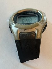 Casio - Black and silver digital watch - W42H - Working