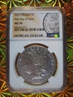 2023 U.S. Mint SILVER MORGAN DOLLAR NGC MS 70 FIRST DAY OF ISSUE HIGHEST GRADE!