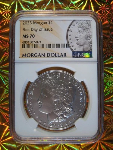 2023 U.S. Mint SILVER MORGAN DOLLAR NGC MS 70 FIRST DAY OF ISSUE HIGHEST GRADE!