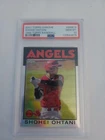 2021 ToppsChrome-1986 Topps Baseball#86BC9 Shohei Ohtani PSA10 GEM MT-DODGERS