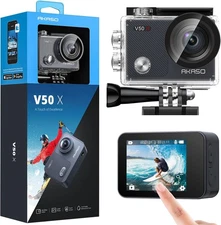 4K30fps WiFi Action Camera with Touch Screen 131 feet Waterproof Camera