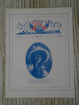 American Indian Magazine vol 1 no 7 Apr 1927 Miss Elizabeth Katherine Burnett