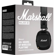 Marshall Major IV Bluetooth On-Ear Headphones - Black