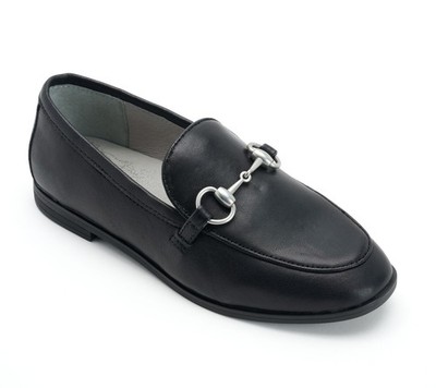 Alegria Leather Slip-On Loafers - Aliya Black 38 New