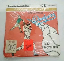 View-Master 3D Pictures Los Angeles Dodgers MLB #L23 (1980 Season) 1981 - MIP!