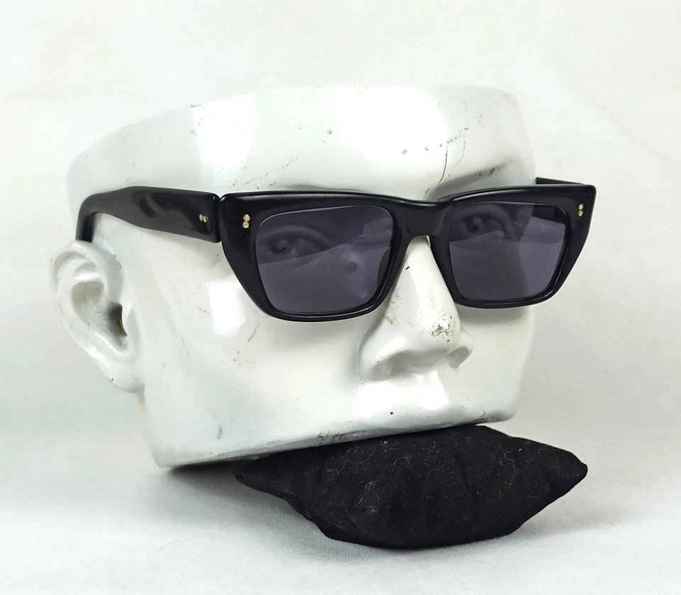 GAFAS DE SOL CLÁSICAS ROCKABILLY VINTAGE ITALIA ROMA MEDIADOS DE SIGLO UNISEX AÑOS 50 RARAS Foto 2 de 4