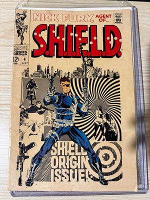 Marvel Nick Fury, Agent of S.H.I.E.L.D. #4 Silver Age Single Issue Steranko
