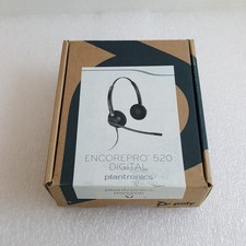 Plantronics EncorePro 500 Digital Series HW520D Stereo QD Plug Headset 203192-01