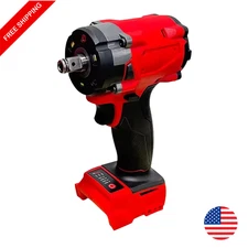 Brushless 1/2” Impact Wrench 500Nm Cordless Electric Driver 4-Gear Power Tool