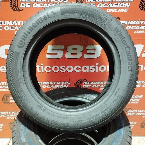 2x 215 60 R17 96H CONTINENTAL WINTER CONTACT 7.8/7.8MM REF. 15313 - Imagen 7 de 9