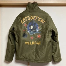 Vintage 1912 Toys Mccoy N-1 Deck Jacket Flight Jacket Mens Size 40 Very Rare