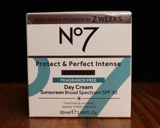 No 7 Protect Perfect Intense Advanced Day Cream Wrinkles Lines SPF30 Exp 09/28