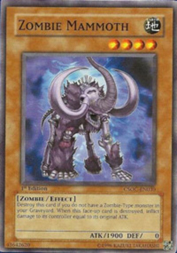 3 x Zombie Mammoth - CSOC-EN030 - Common - Unlimited Edition Near Mint,  English | eBay