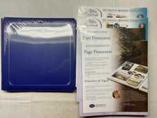 'Creative Memories' 12x12 Album- 2 Page Protectors Pack/2 White Pages Pack - New