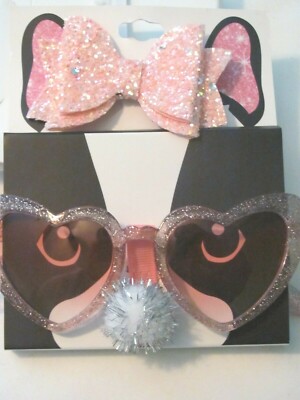 NWT RIVIERA GIRL'S FRENCHIE SUNGLASSES & ACCESSORIES SET