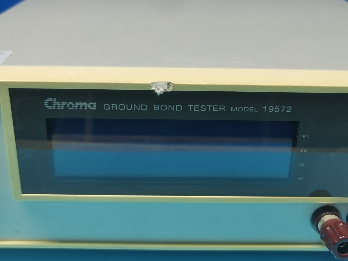 Chroma 19572 Ground Bond TESTER Used | eBay