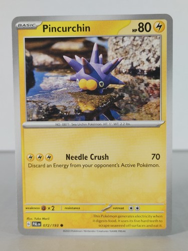 Pincurchin - Paldea Evolved - 072/193 - Singles - Pokemon TCG - Holo/no holo - Imagen 8 de 21