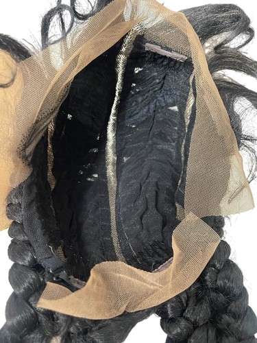 Extra Long Lace Front Cornrow Double Dutch Braided Wigs 4 Stands - Picture 14 of 15