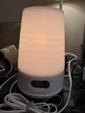 Philips HF3470 Wake-Up Light Therapy Natural Sunrise Lamp Alarm Clock FM Radio