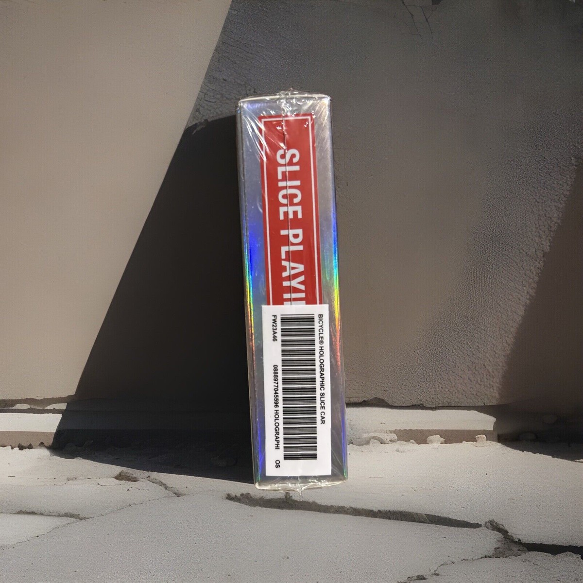 Supreme/ Bicycle Holographic Slice Playing Cards| FW23| Box Logo