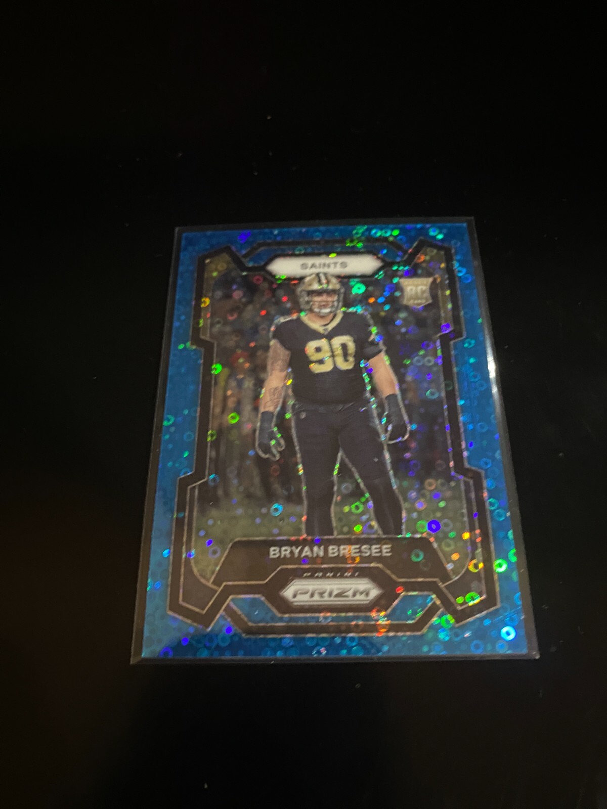 Bryan Bresee 2023 Panini Prizm Light Blue Disco Prizm /95 RC Saints 372