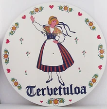 SCANDINAVIAN FINNISH HEX SIGN TERVETULOA