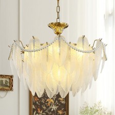 60CM Elegant Crystal Chandelier 8 Light Ceiling Lighting Pendant Light Fixture