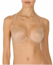 NEW! Natori Women's Sz 32D Euphoria Tagless Front-Close Bra 728206 Cafe