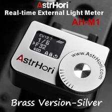 AstrHori AH-M1 Light Meter Real-time Photography Camera Set-top LightMeter Brass