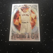 Bob Feller 2022 Topps Allen Ginter Baseball Pitching A Gem #PAG-19 MLB Cleveland