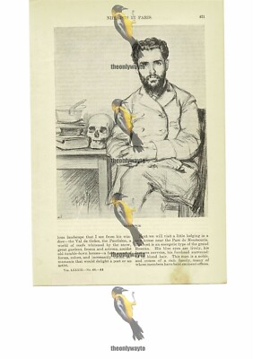 Gurevitch (small tear not visible in Image), Book Illustration (Print), 1891