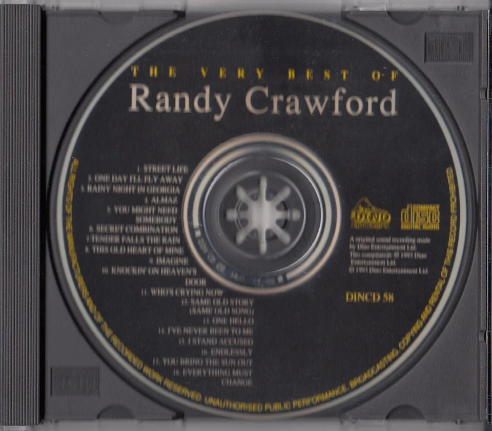 RANDY CRAWFORD The Very Best Of Randy Crawford CD Album 1993 WIE NEU R&B / Funk - Bild 4 von 4