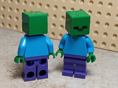 LEGO Minecraft Minifiguras Zombie Da Selva Blocos De Construção De  Brinquedos Educativos Infantis - Escorrega o Preço